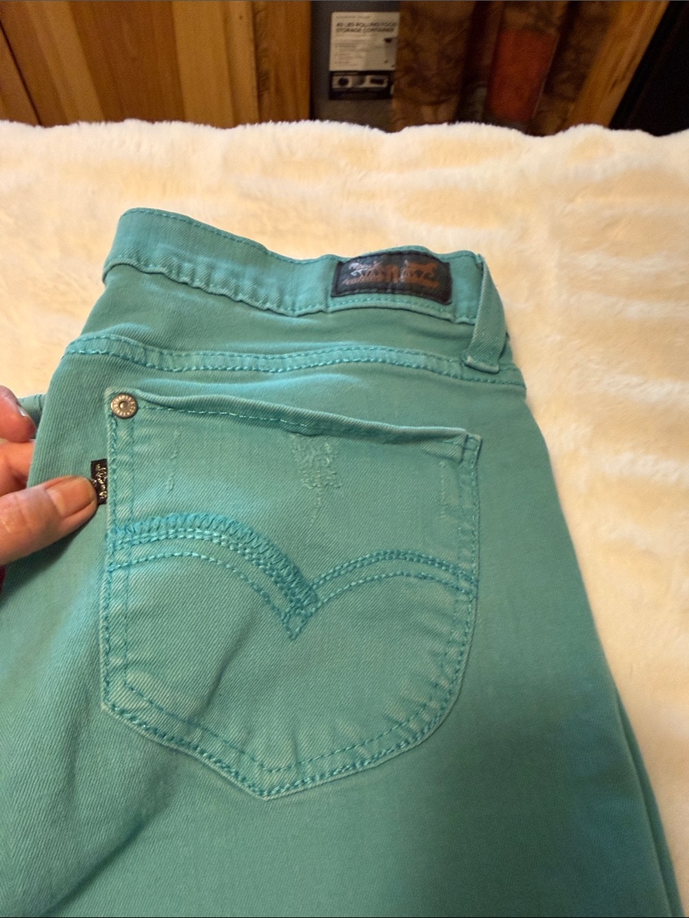 Levi's Women's Skinny Jeans in Teal